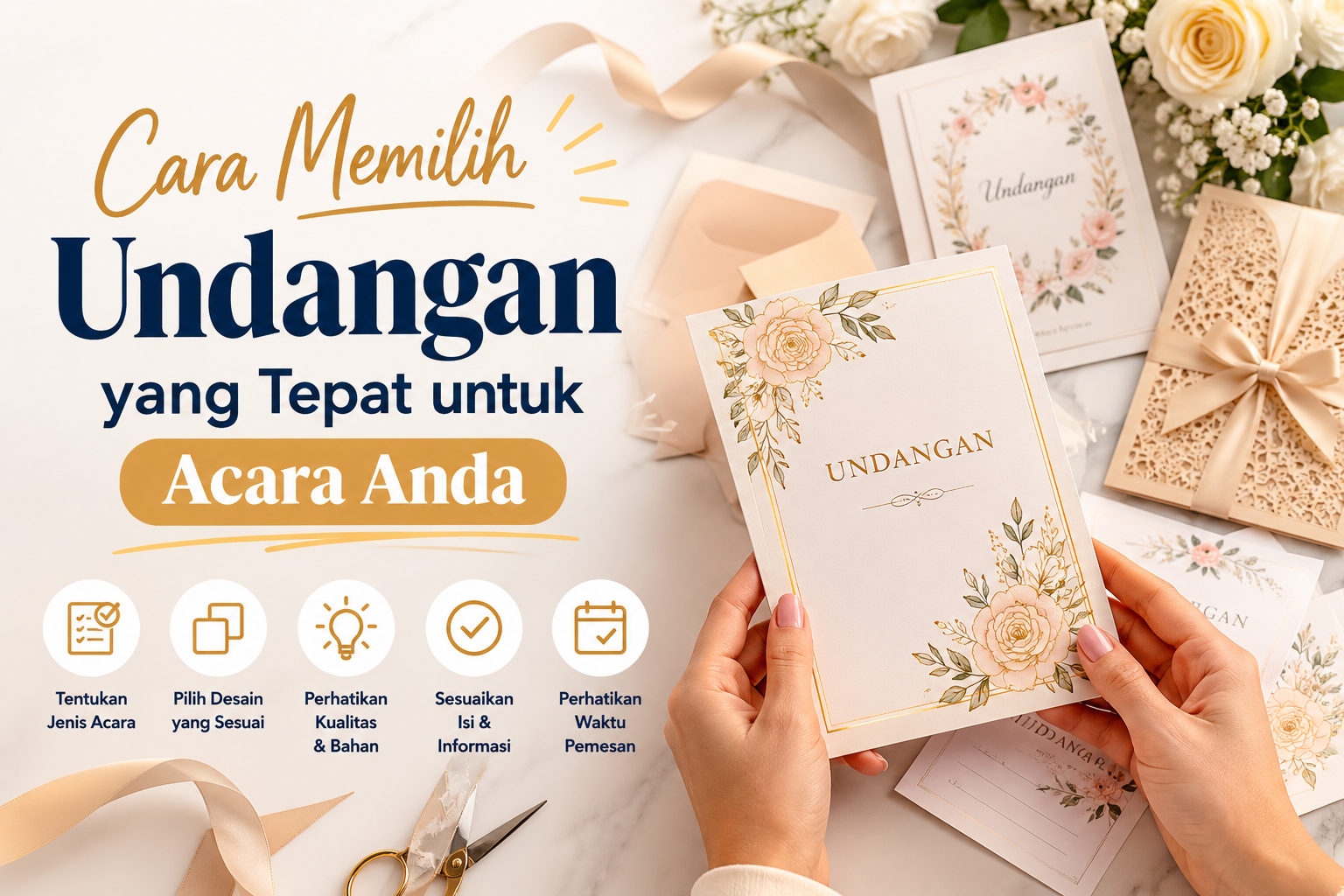 Cara Memilih Undangan yang Tepat untuk Acara Anda
